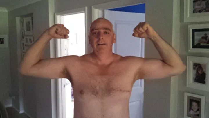 Kevin, who was diagnosed with Stage I Breast Cancer