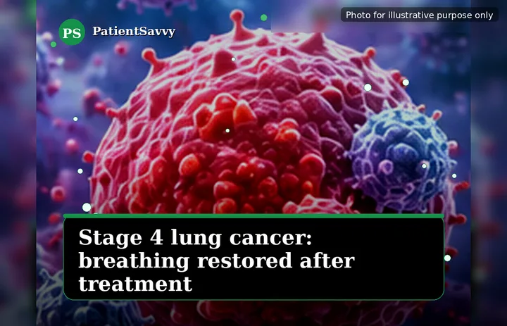 A patient, who was diagnosed with Stage IV Non-Small Cell Lung Cancer