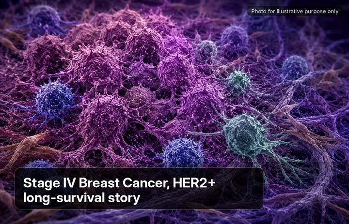 A patient, who was diagnosed with Stage IV Breast Cancer