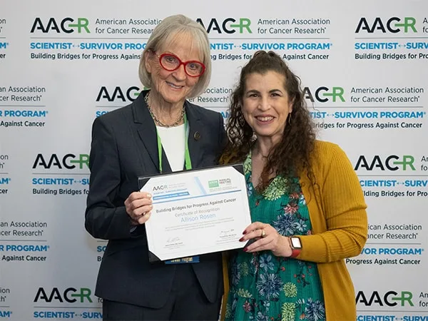 Allison, who was diagnosed with Colorectal Cancer