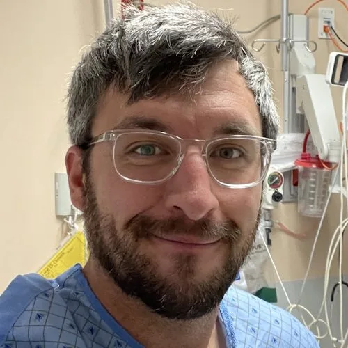 Mark, who was diagnosed with Stage III Colorectal Cancer