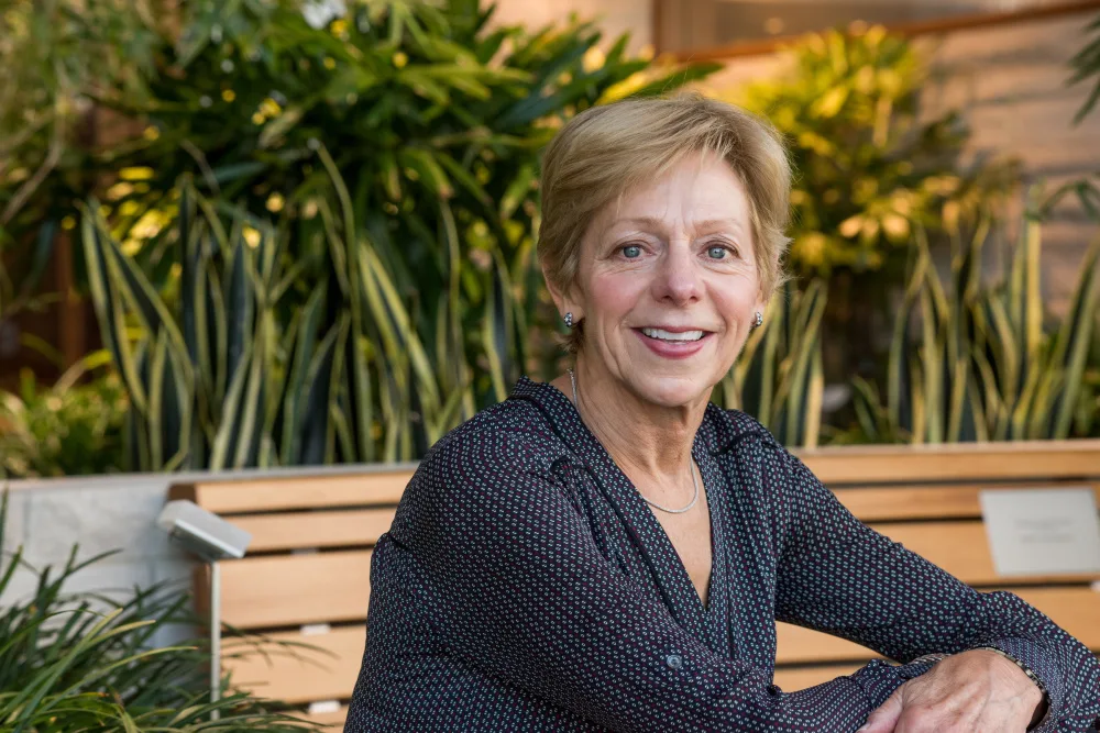 Betsy, who was diagnosed with Stage II Ovarian Cancer