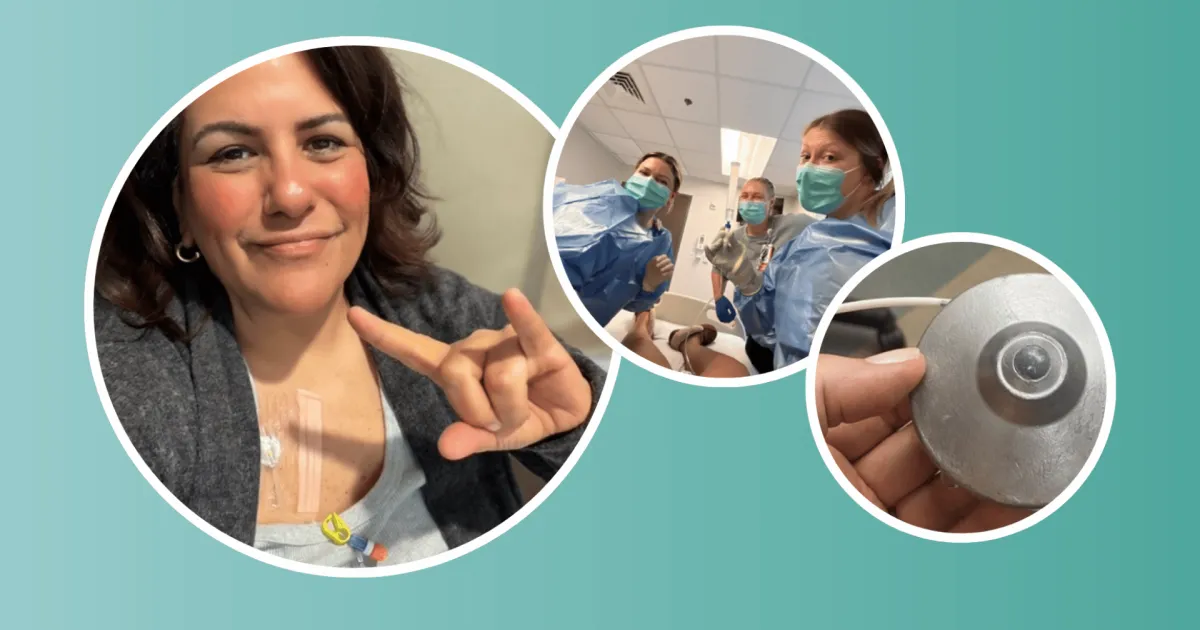 Helen, who was diagnosed with Stage IV Colorectal Cancer