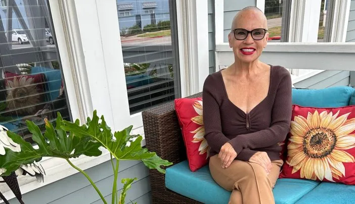 Carla, who was diagnosed with Stage III Ovarian Cancer