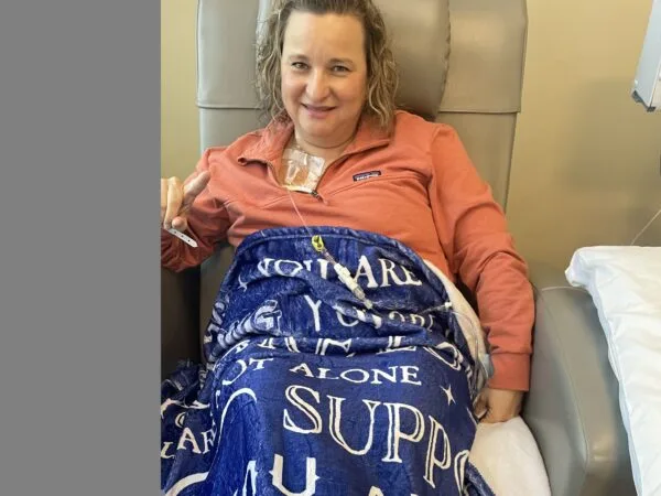 Katie, who was diagnosed with Stage III Colorectal Cancer