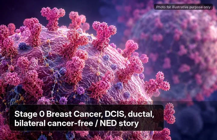 A patient, who was diagnosed with Stage 0 Invasive Ductal Carcinoma