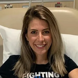 Catherine, who was diagnosed with Stage III Colorectal Cancer