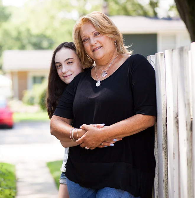 Ginger, who was diagnosed with Stage IV Non-Small Cell Lung Cancer
