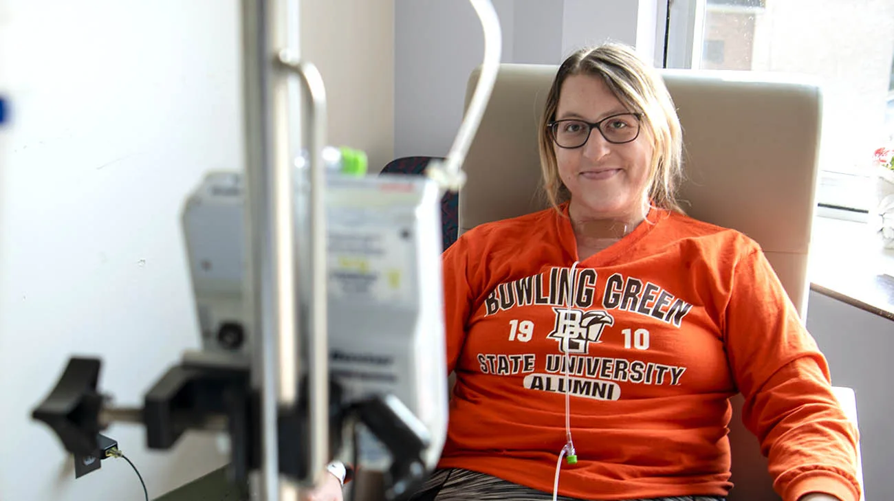 Lauren, who was diagnosed with Ovarian Cancer
