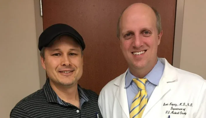 Anatole, who was diagnosed with Stage IV Colorectal Cancer