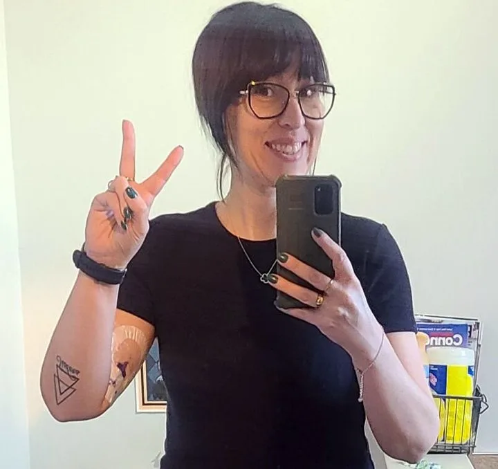 Stéphanie, who was diagnosed with Stage III Colorectal Cancer