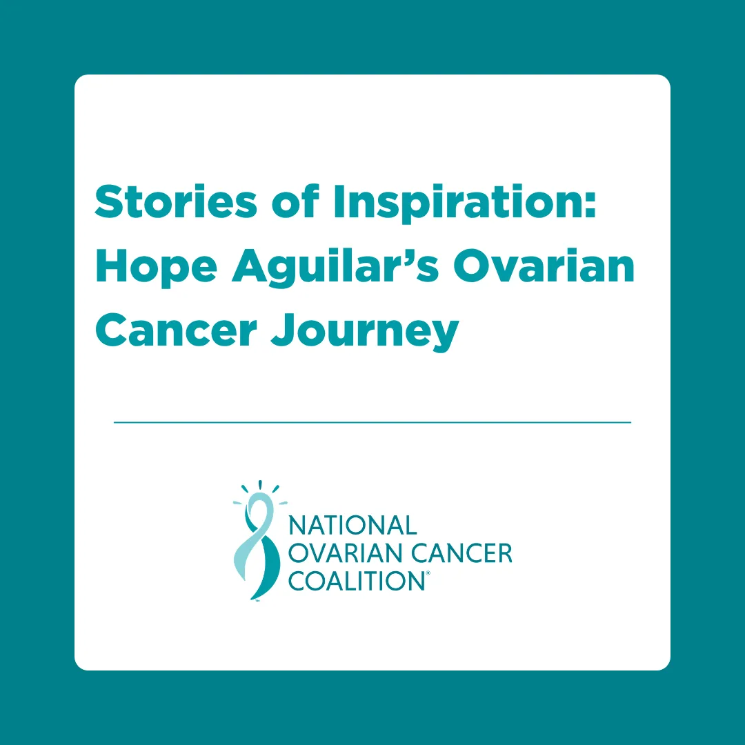 Hope, who was diagnosed with Ovarian Cancer