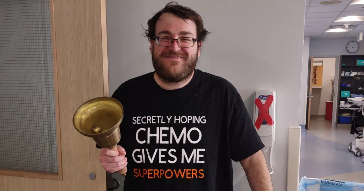 Gabriel, who was diagnosed with Stage III Colorectal Cancer