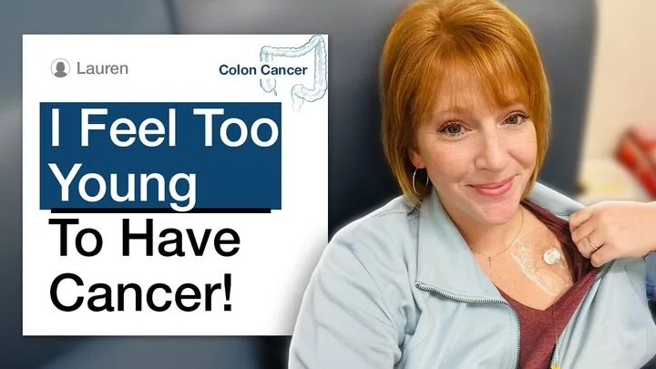 Lauren, who was diagnosed with Stage IV Colorectal Adenocarcinoma