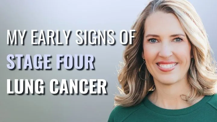 Leah, who was diagnosed with Stage IV Non-Small Cell Lung Cancer